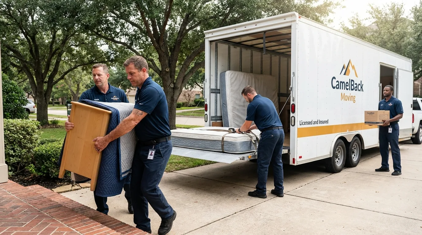 Crew loading residential truck for cross-state move from Sturgis, KY